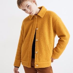 Madewell Boucle Bomber - Yellow